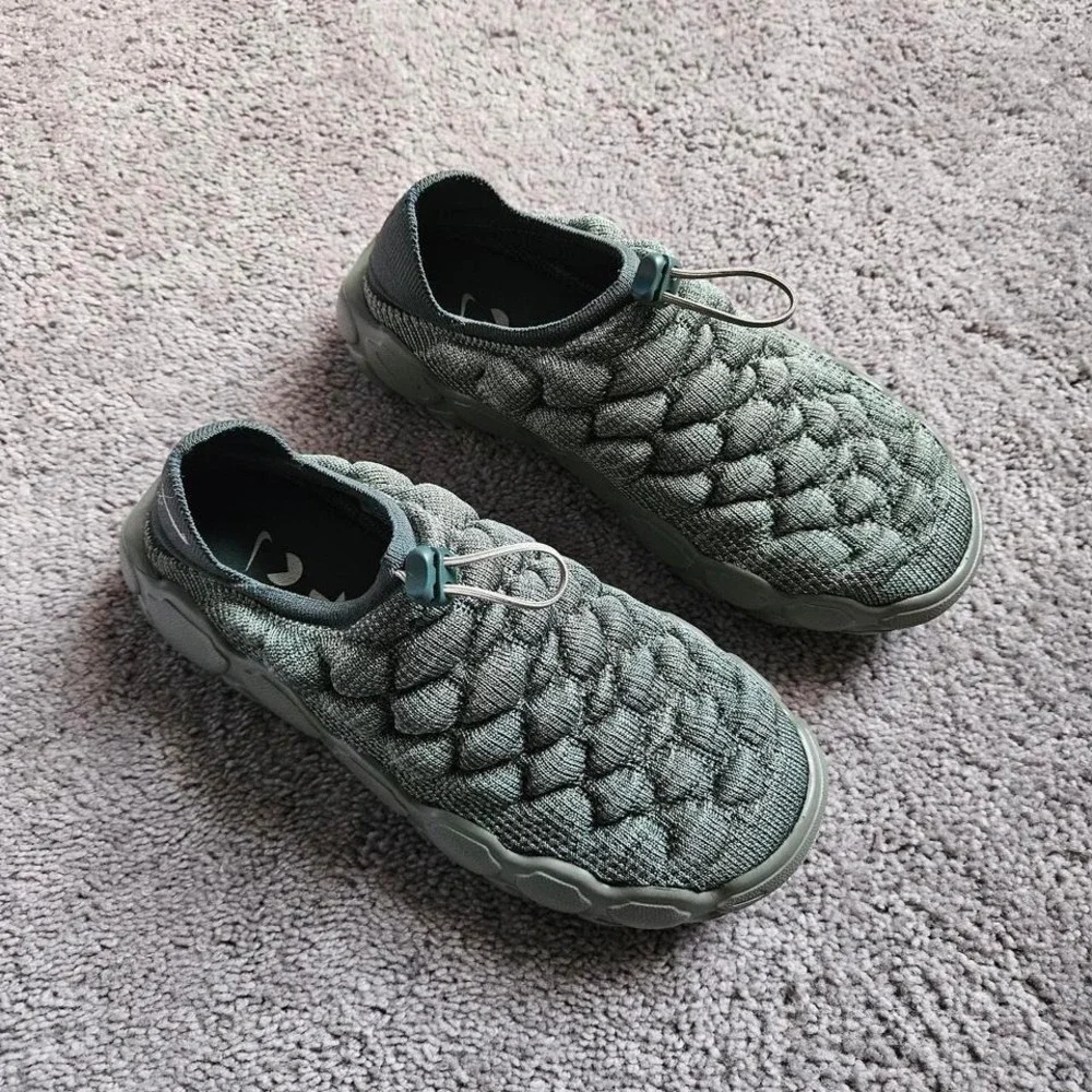 Nike Flyknit Haven Women 7 Vintage Green FD2148-300 Slip on Toggle Comfort‎